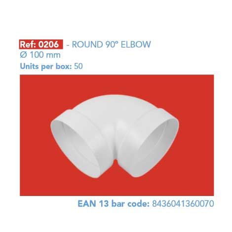 ROUND 90º ELBOW