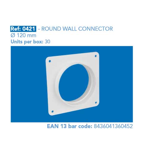 ROUND WALL CONNECTOR